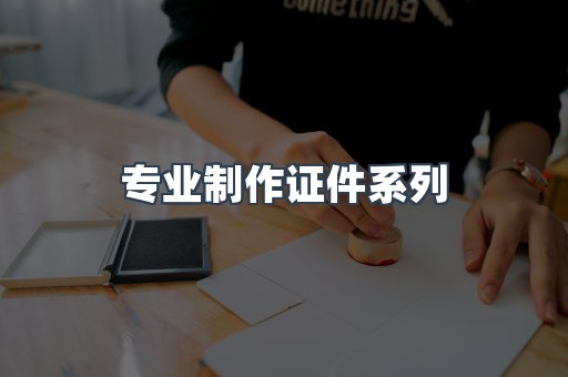 专业制作证件系列